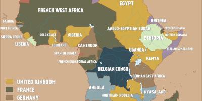 Mapa de Camarões britânico